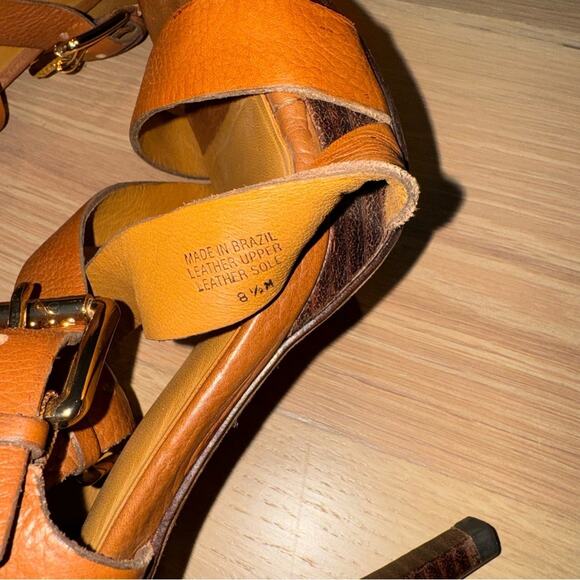 Kors by Michael Kors Paris Platform Sandals in Brown 8.5 - Picture 7 of 7